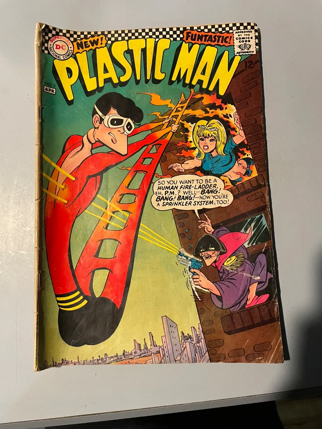 Plastic Man Comic Book #3 March 1967