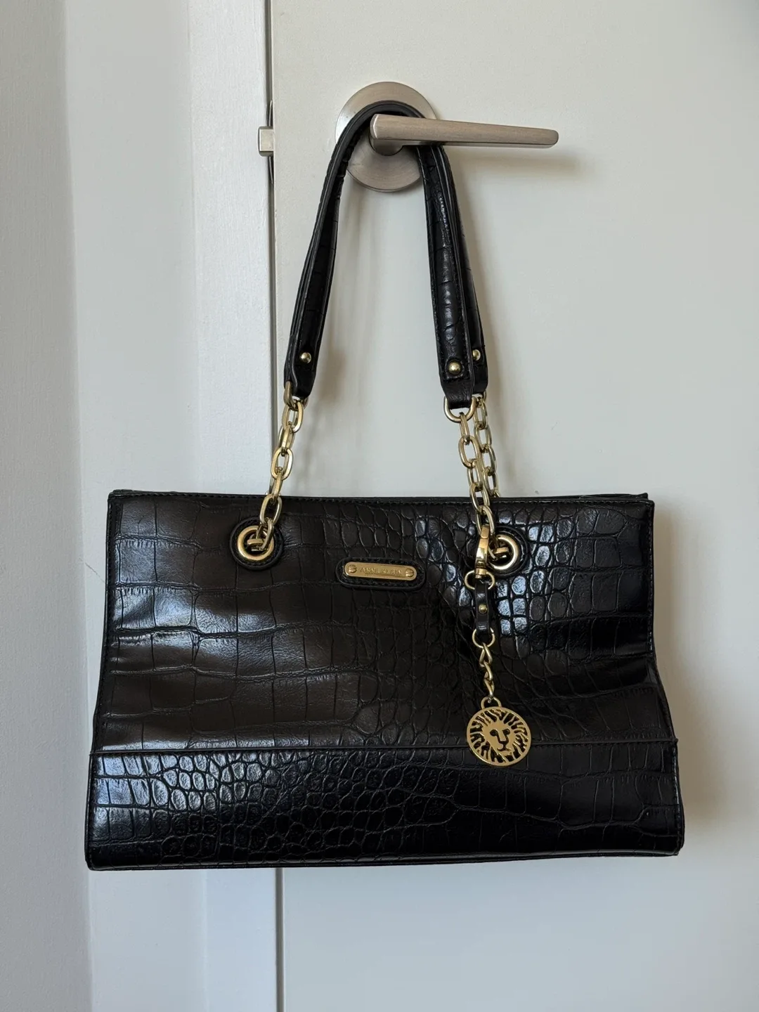 Anne Klein Black Tote Bag