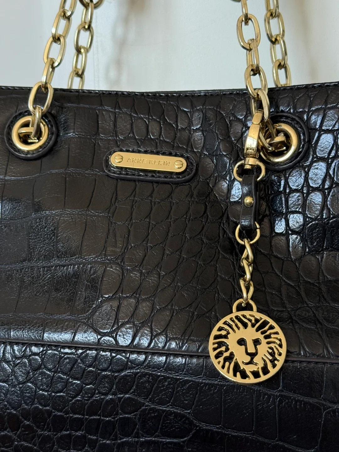 Anne Klein Black Tote Bag image indicator(2)