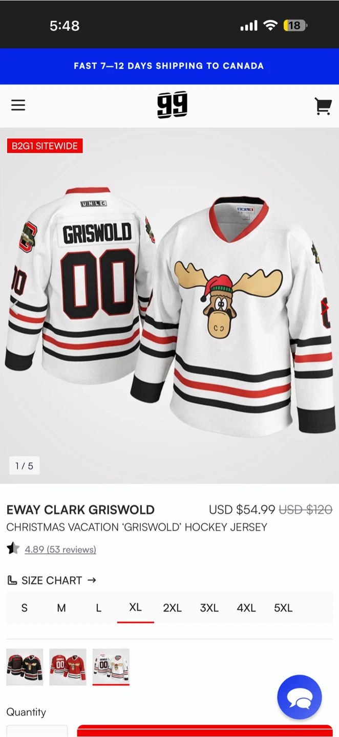 Christmas Vacation Griswold  Hockey Jersey Unisex - photo 5
