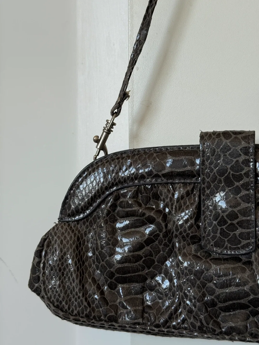 ALDO Snakeskin Clutch image indicator(2)