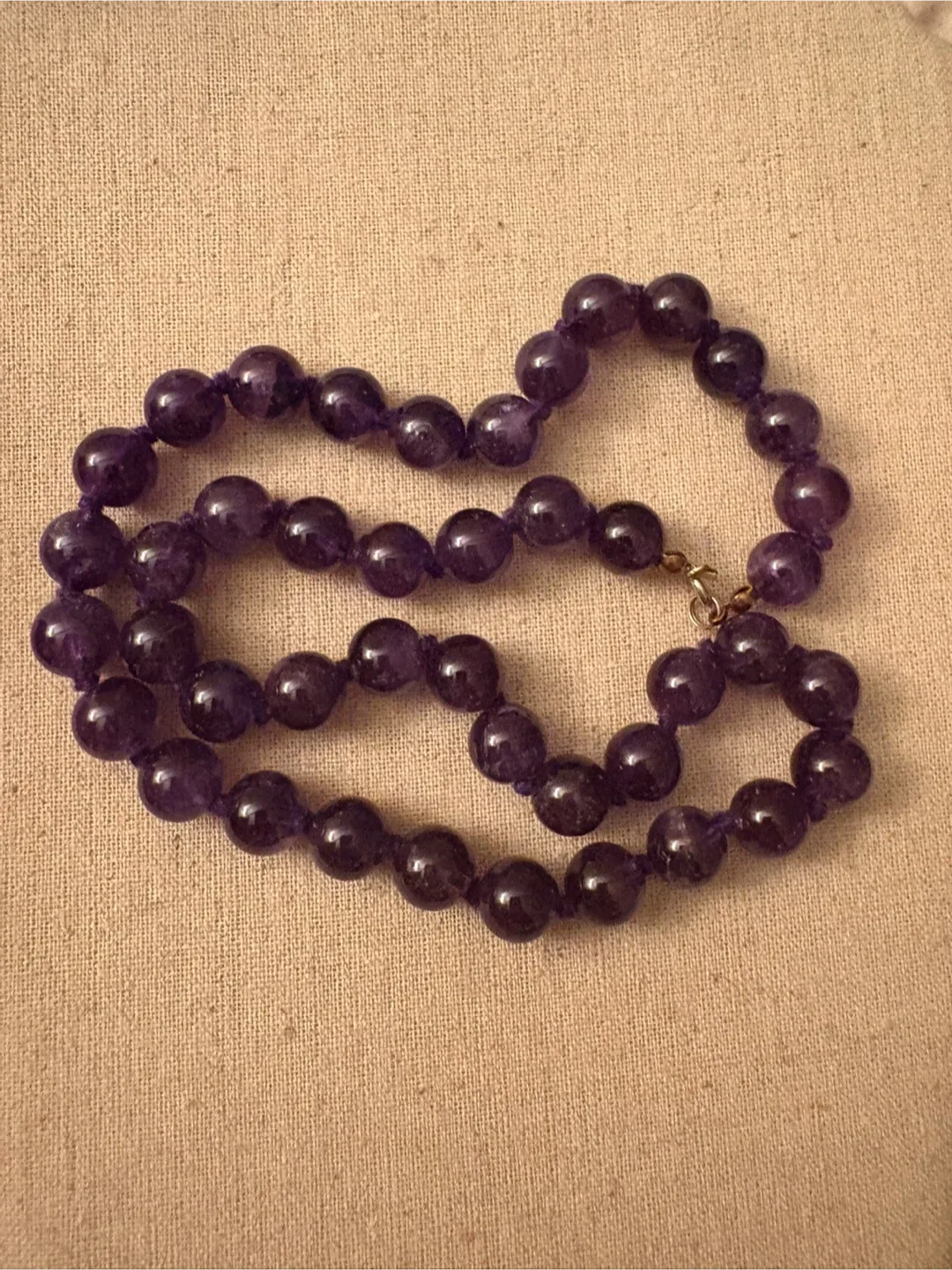 Amethyst Beaded Necklace
