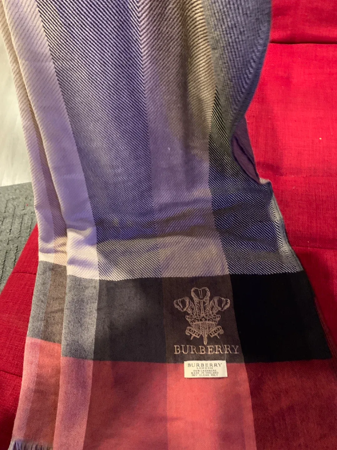 Burberry Wool Scarf image indicator(2)
