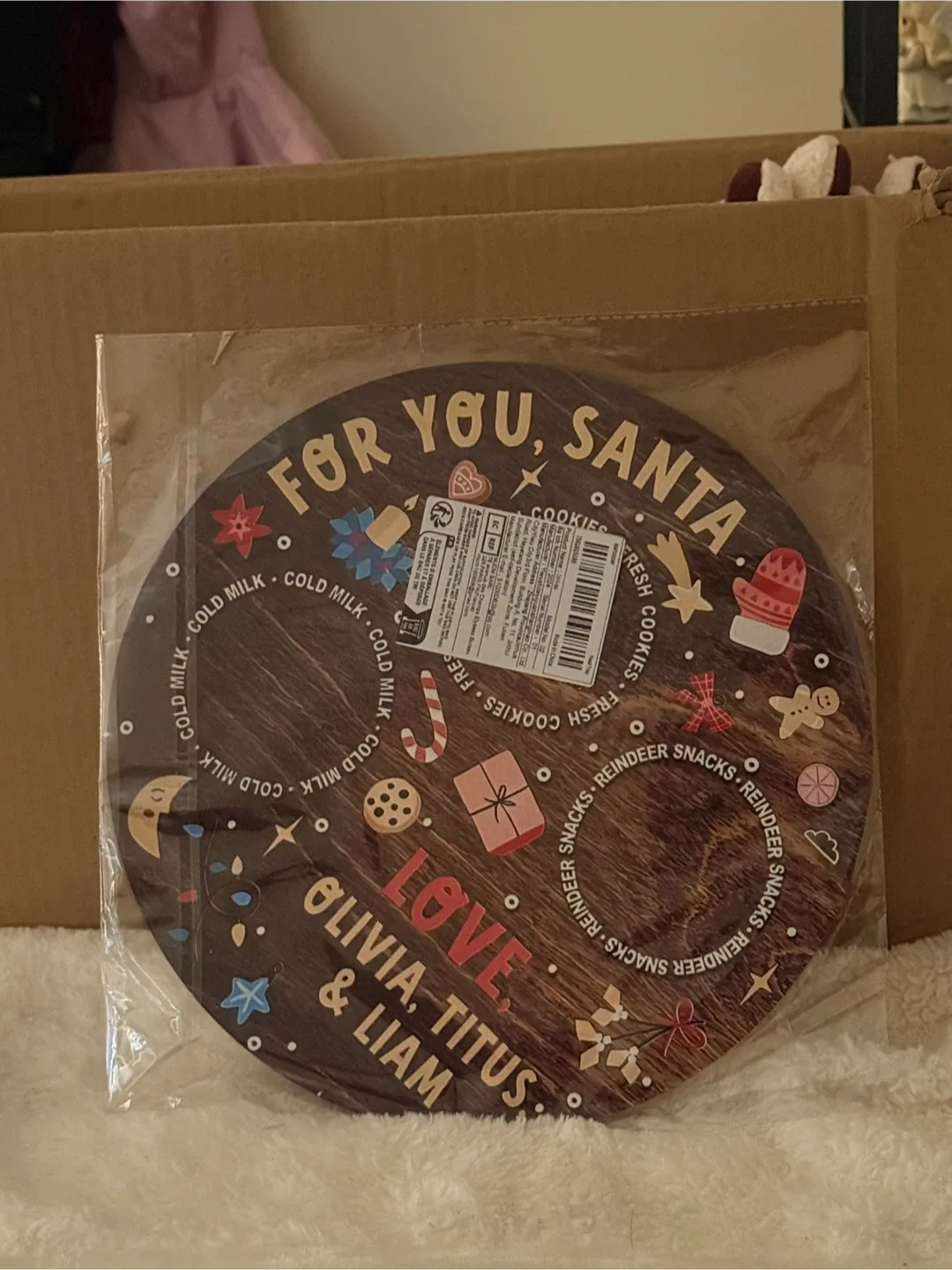 New Santa Plate - For You, Santa!