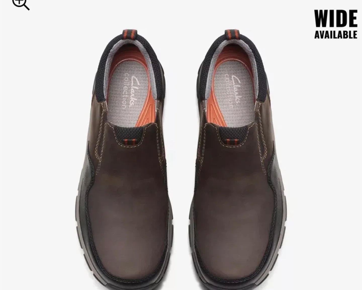 Clarks Waterproof Leather Slip-On Shoes image indicator(2)