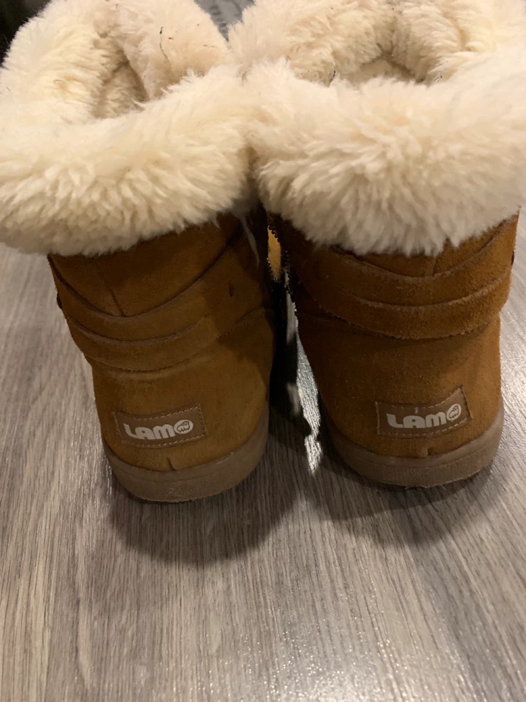 Lamo Brown Suede Boots Size 7