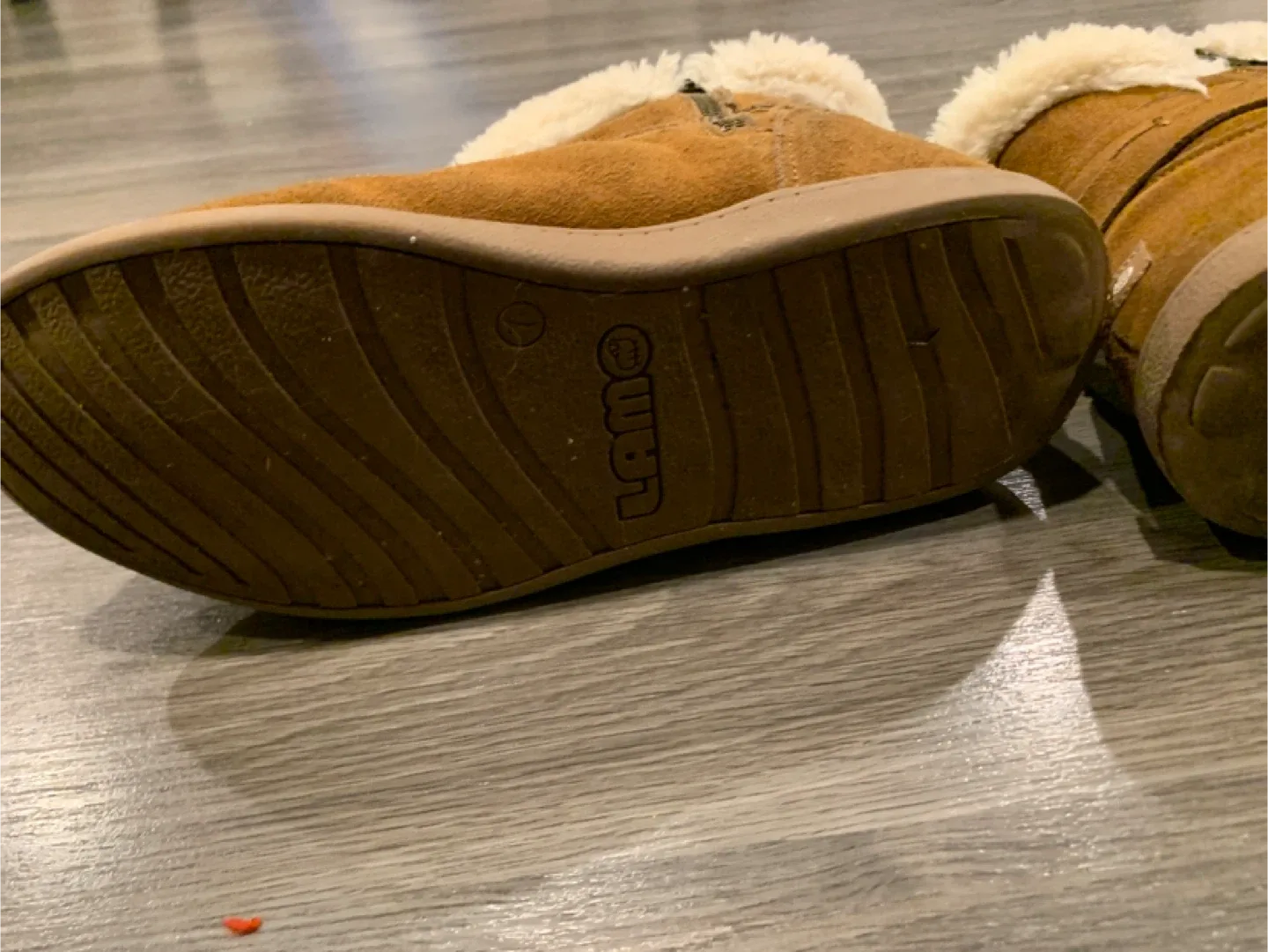 Lamo Brown Suede Boots Size 7 image indicator(5)