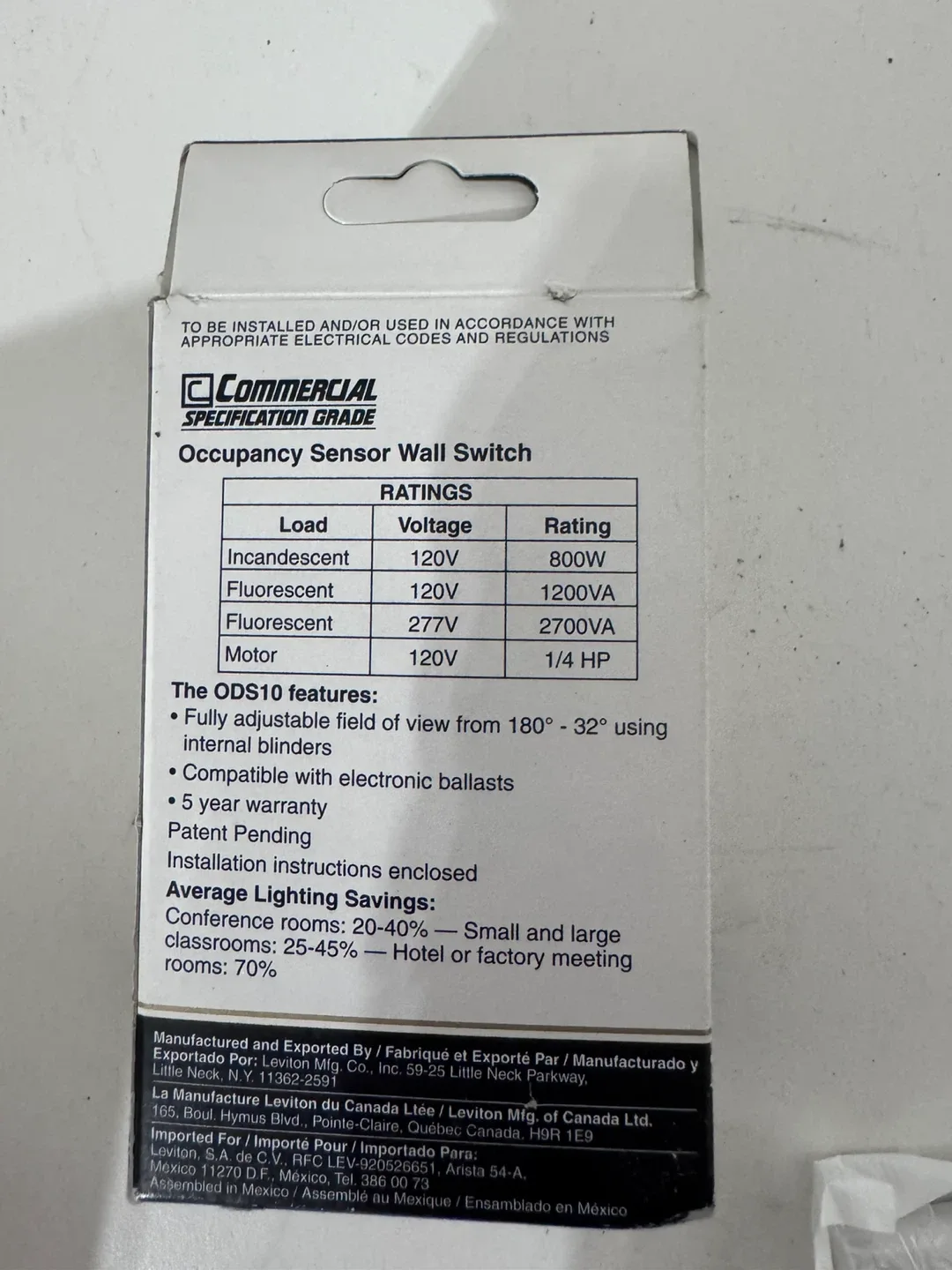 Leviton Designer Occupancy Sensor Wall Switch image indicator(3)