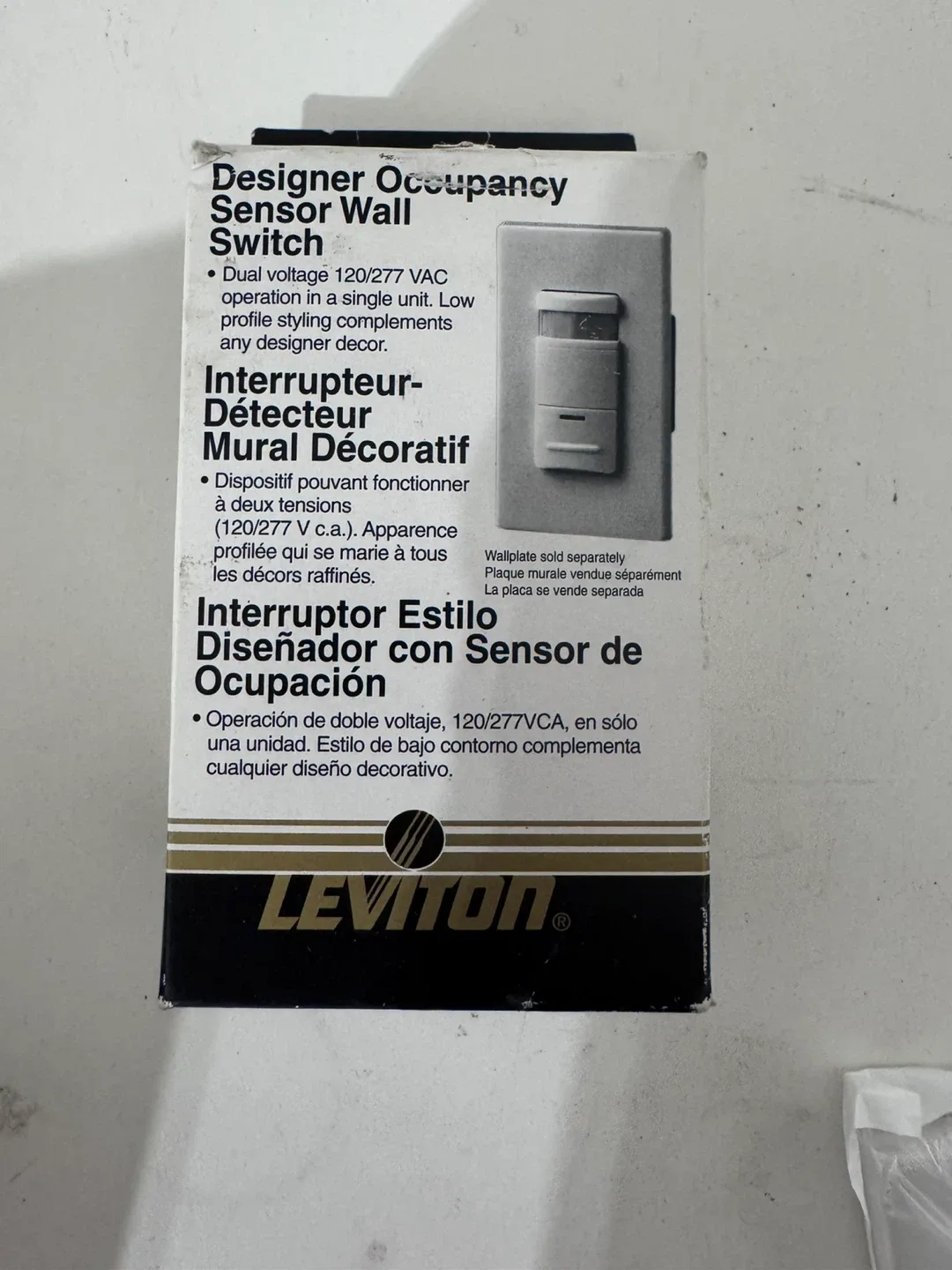 Leviton Designer Occupancy Sensor Wall Switch