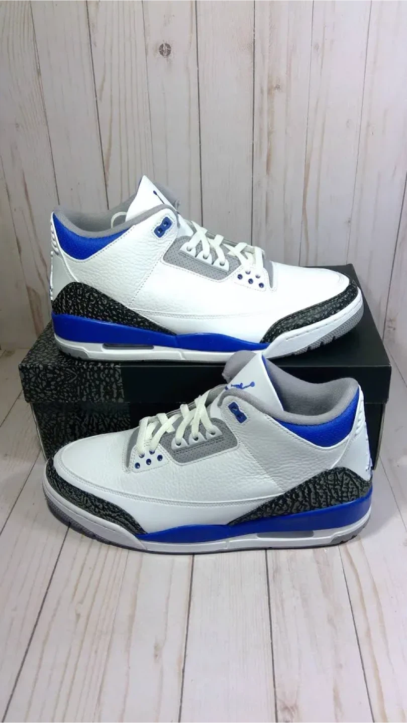 Air Jordan 3 Retro 'Racer Blue' Size 10.5