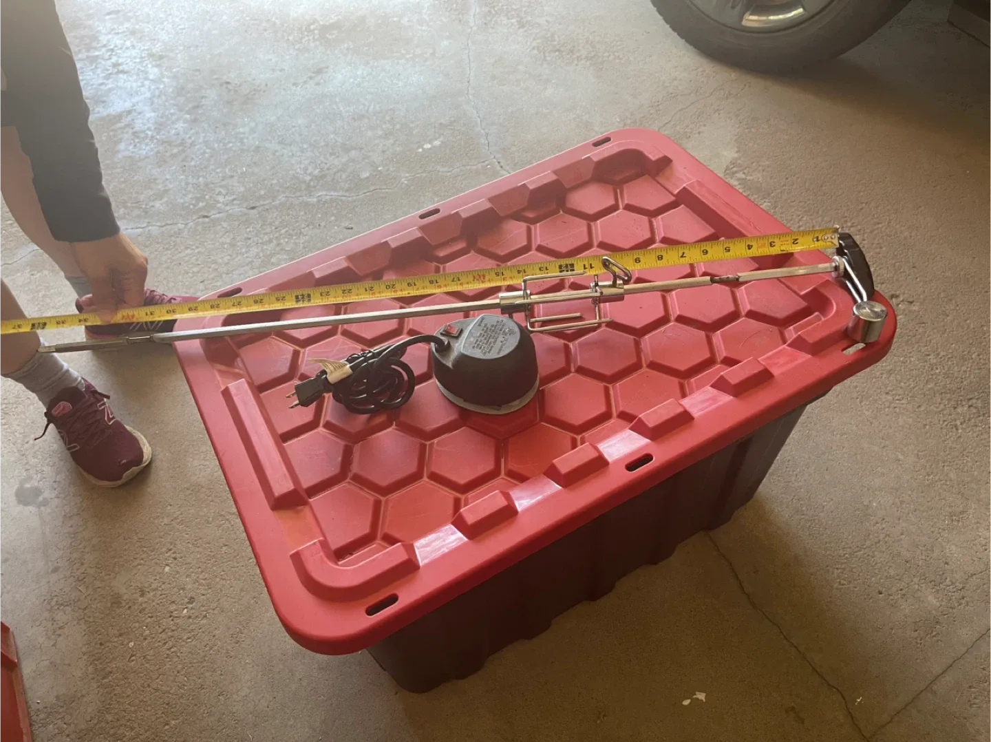 Rotisserie Spit Rod Set