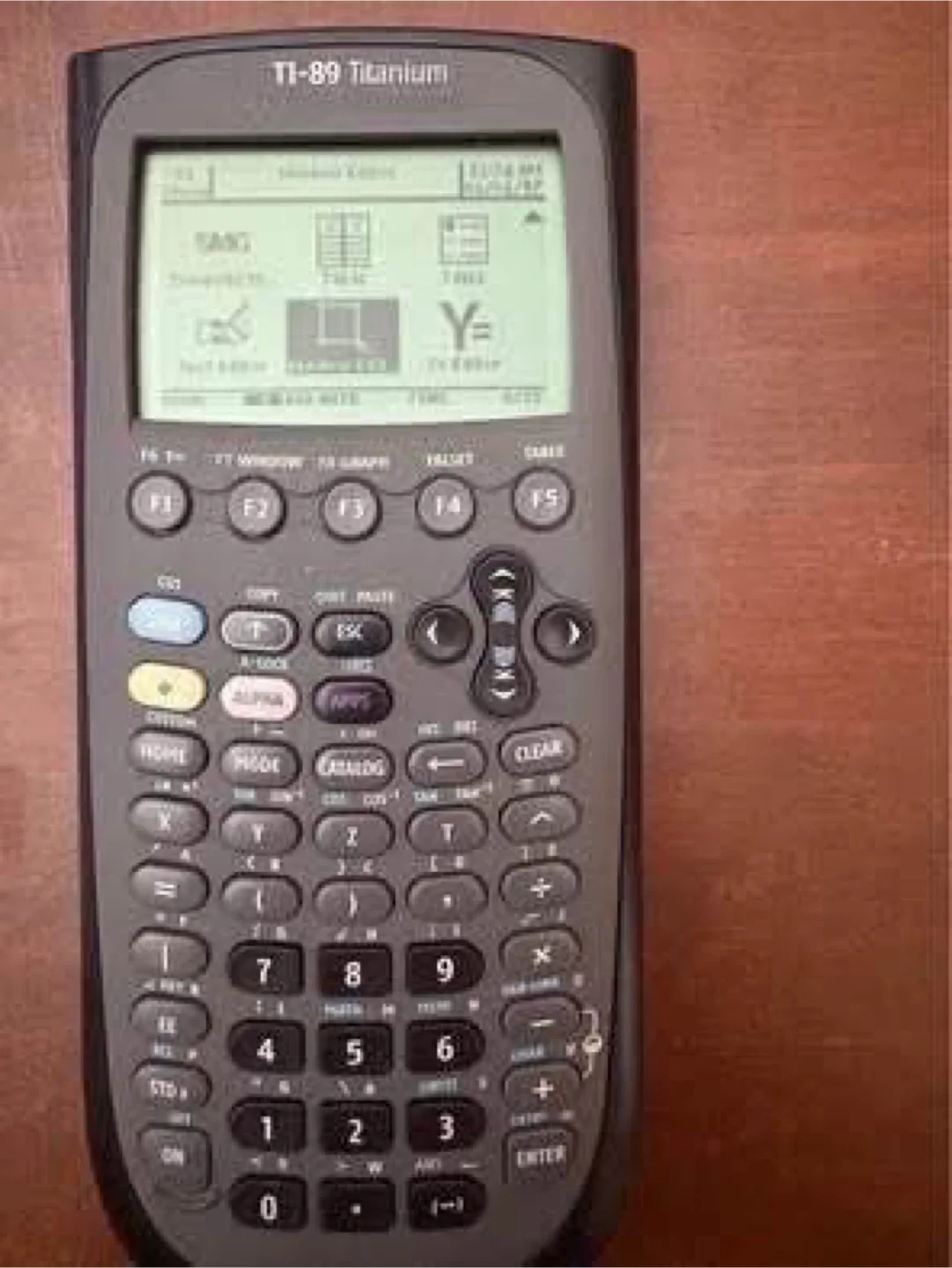 Texas Instruments TI-89 Titanium graphing calculator image indicator(2)