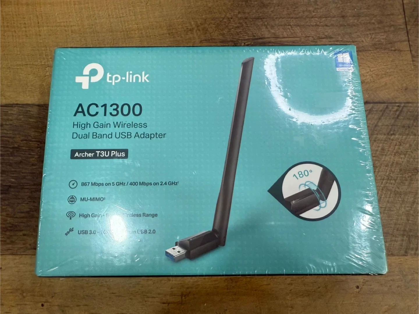 New TP-Link AC1300 Archer T3U Plus WiFi Adapter
