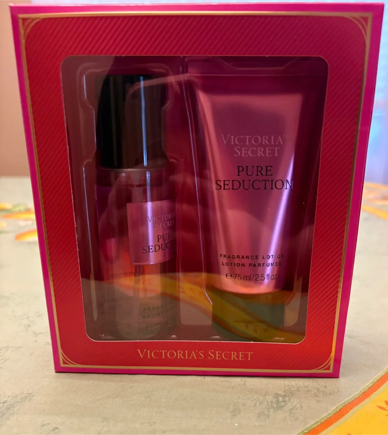 Victoria Secret Pure Seduction body spray & lotion set (New)