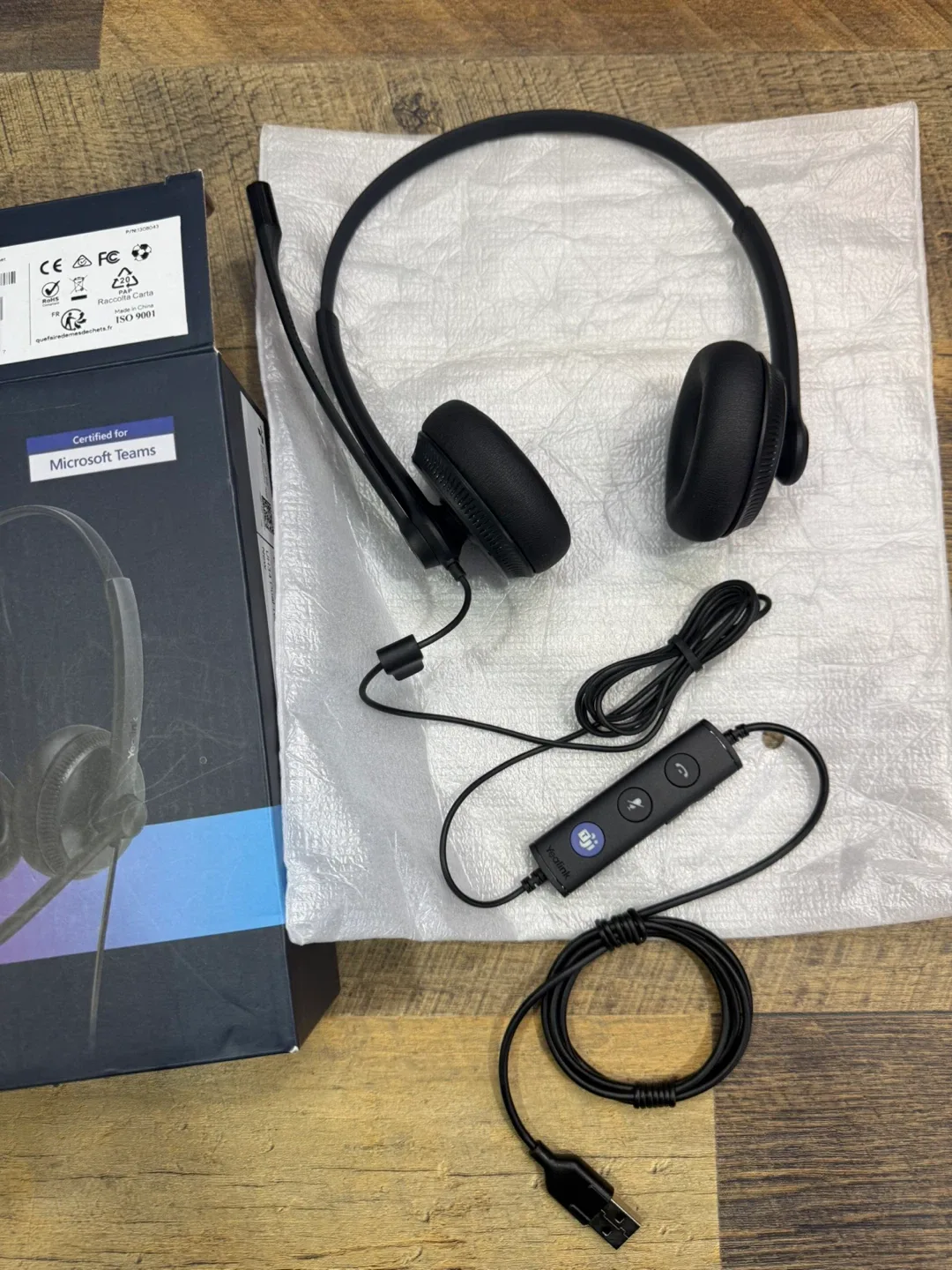 Yealink UH34 Dual USB Wired Headset - New in Box!