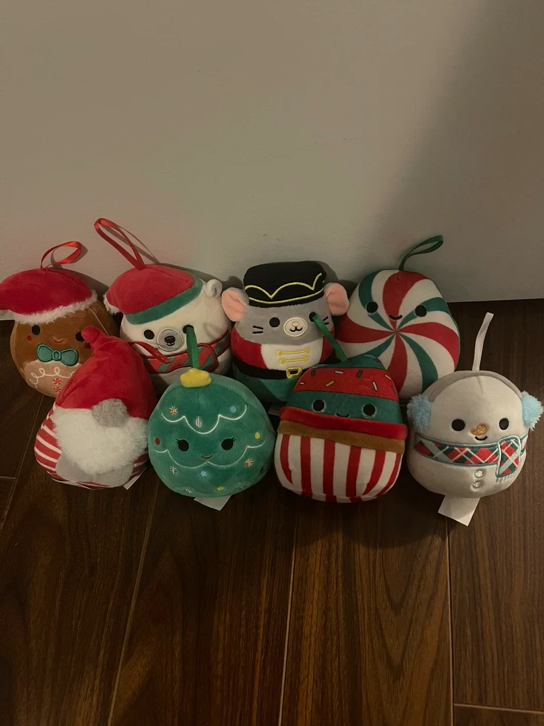 Squishmallows Christmas Ornament Plush Set
