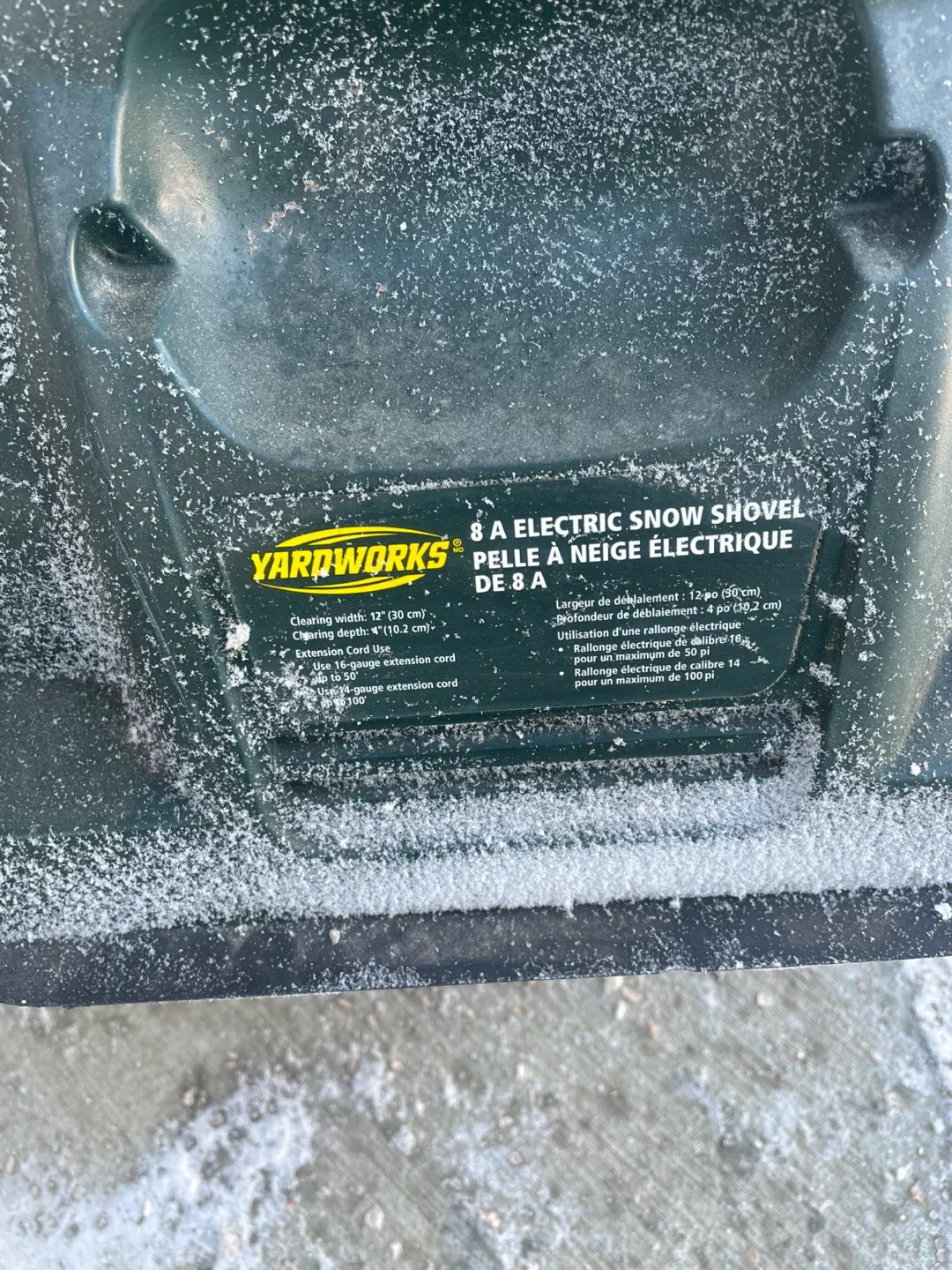 Electric Snow Shovel image indicator(3)