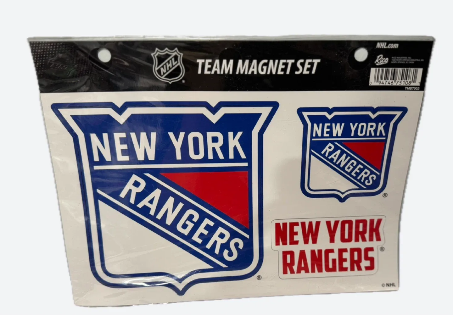 New York Rangers NHL Team Magnet Set