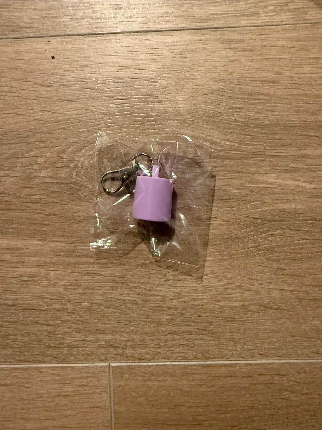 Purple Lipstick Holder Keychain, New image indicator(2)