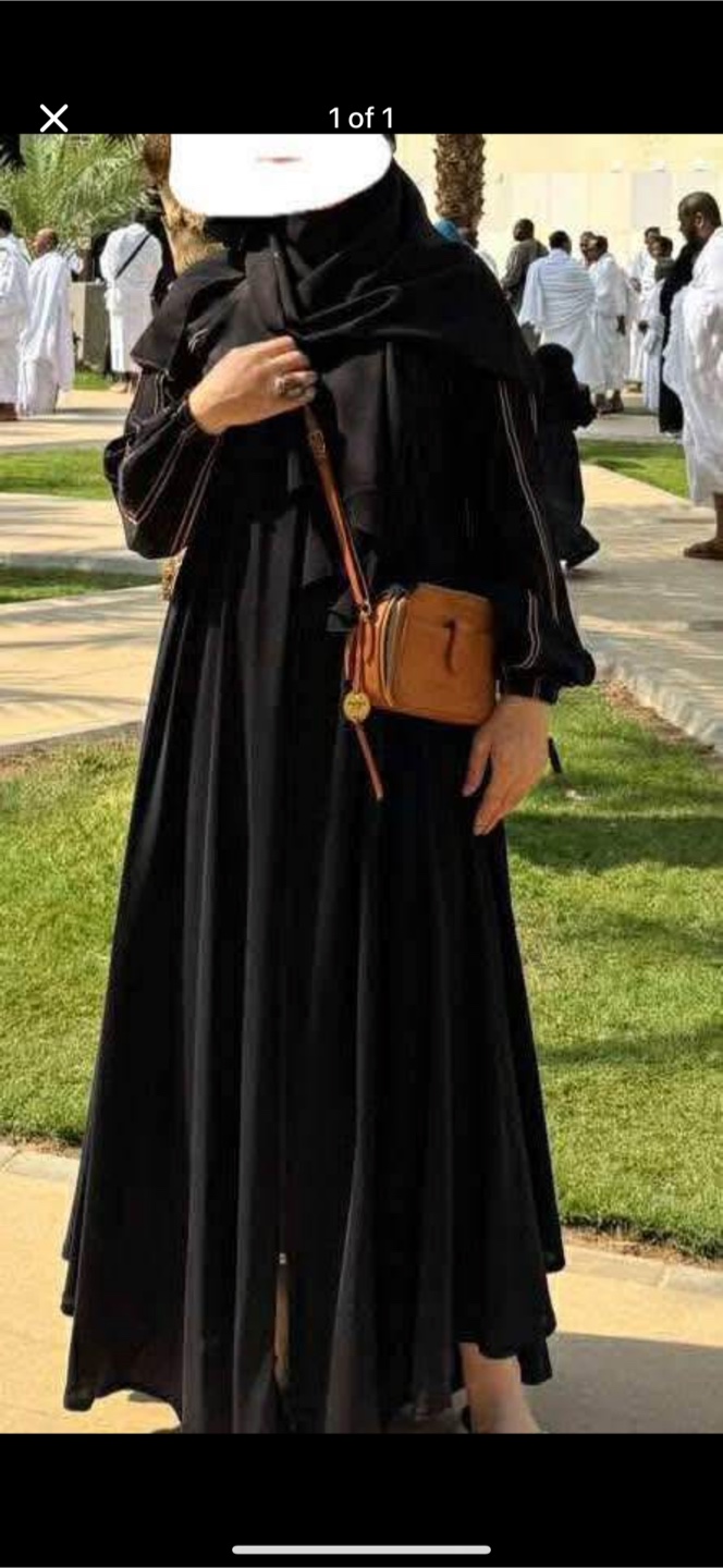 Black Abaya with hijab