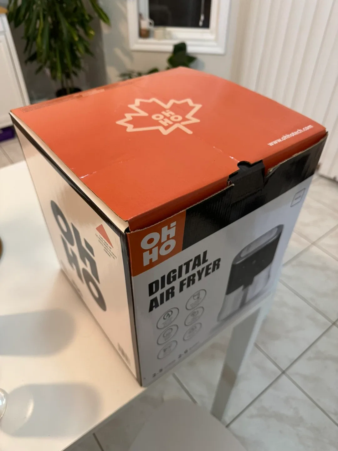 OH HO Air Fryer with original box image indicator(3)