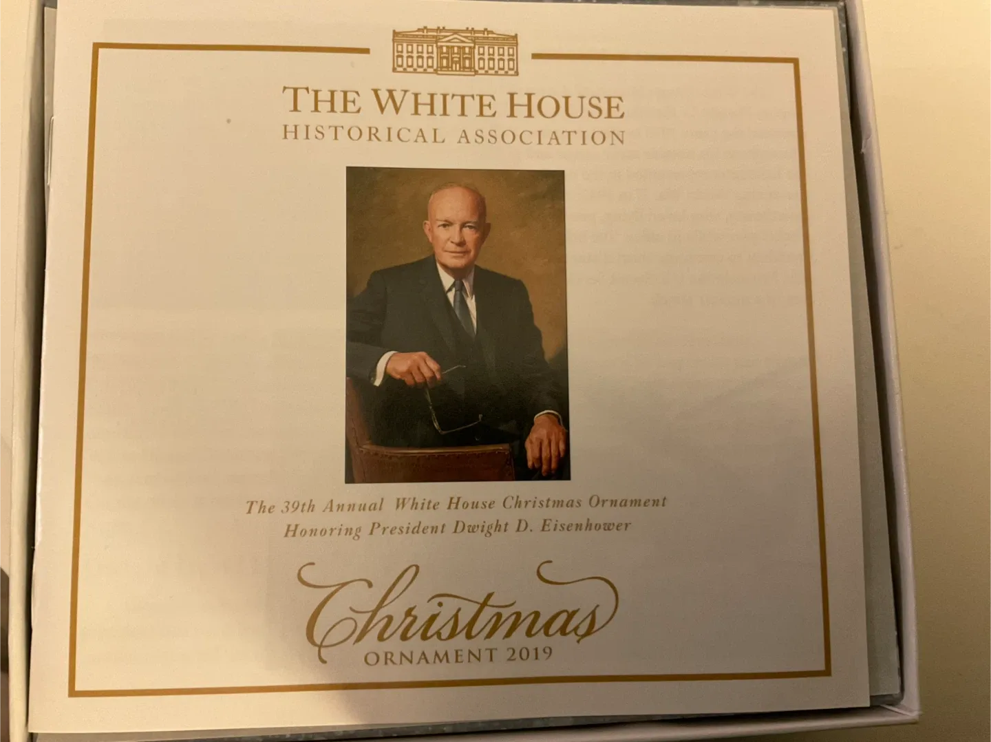 White House Historical Association 2019 Christmas Ornament image indicator(4)