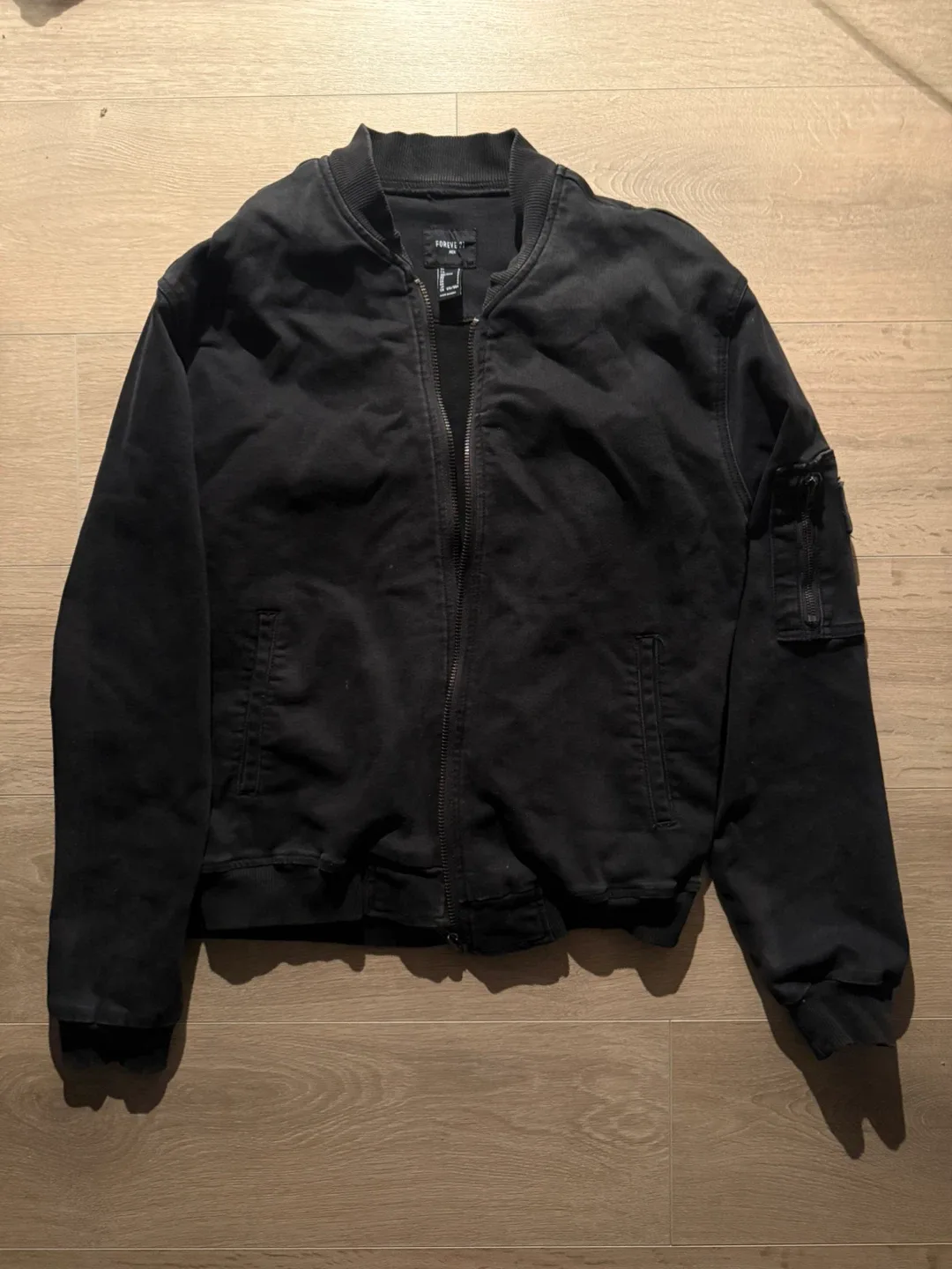 Black Bomber Jacket image indicator(2)