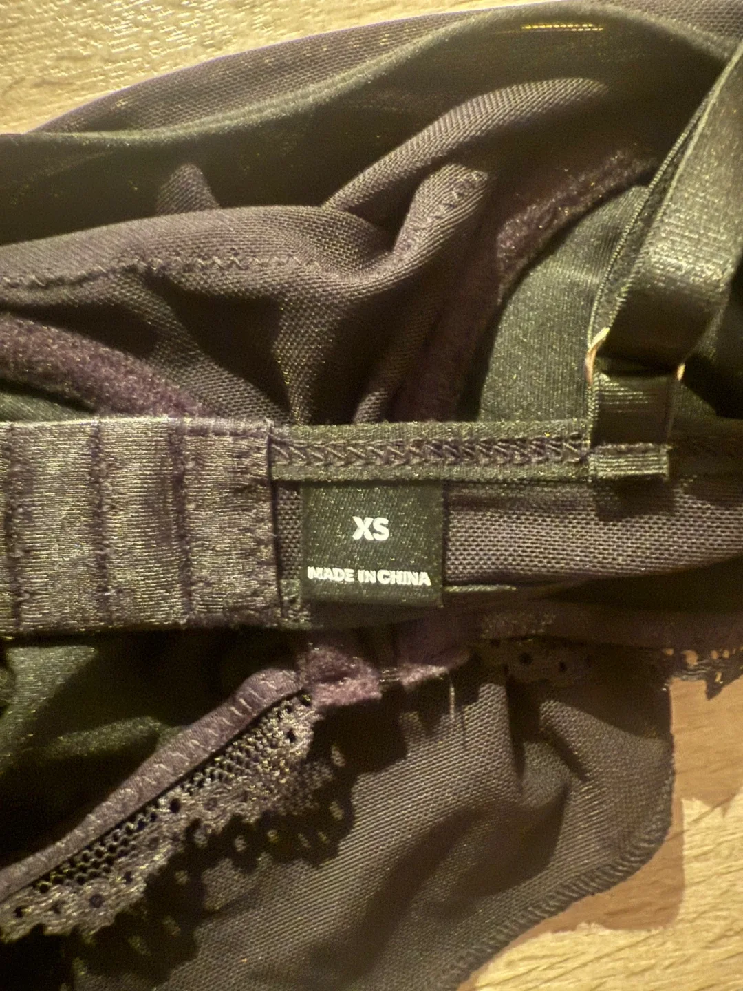 Black Lace Trim Top image indicator(4)