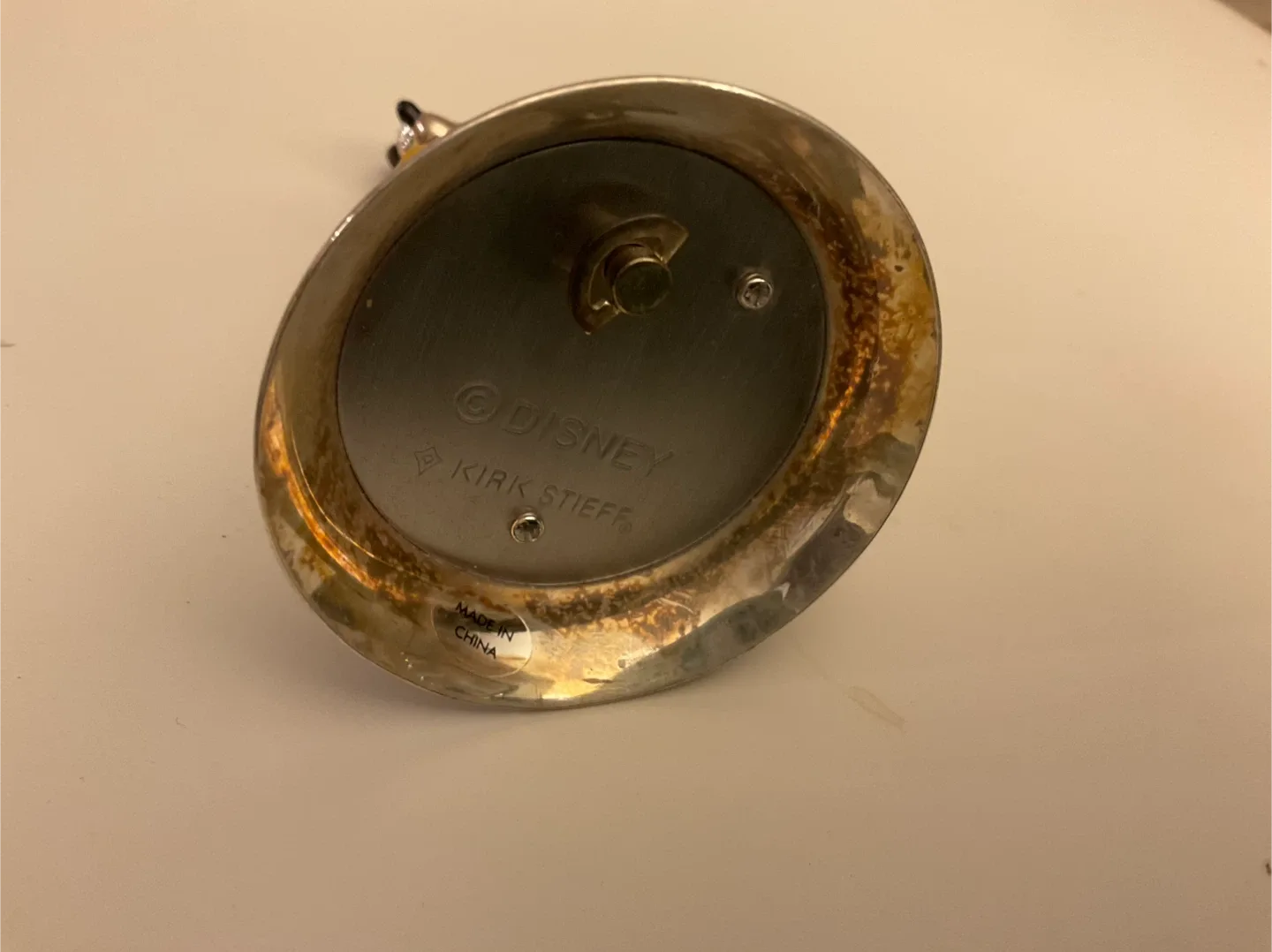 Disney Kirk Stieff Mickey Mouse Christmas Bell image indicator(3)