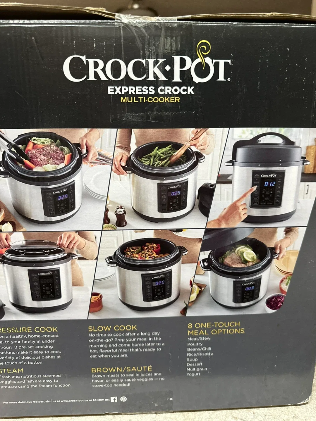 Crock-Pot Express Crock Multi-Cooker 6QT - New