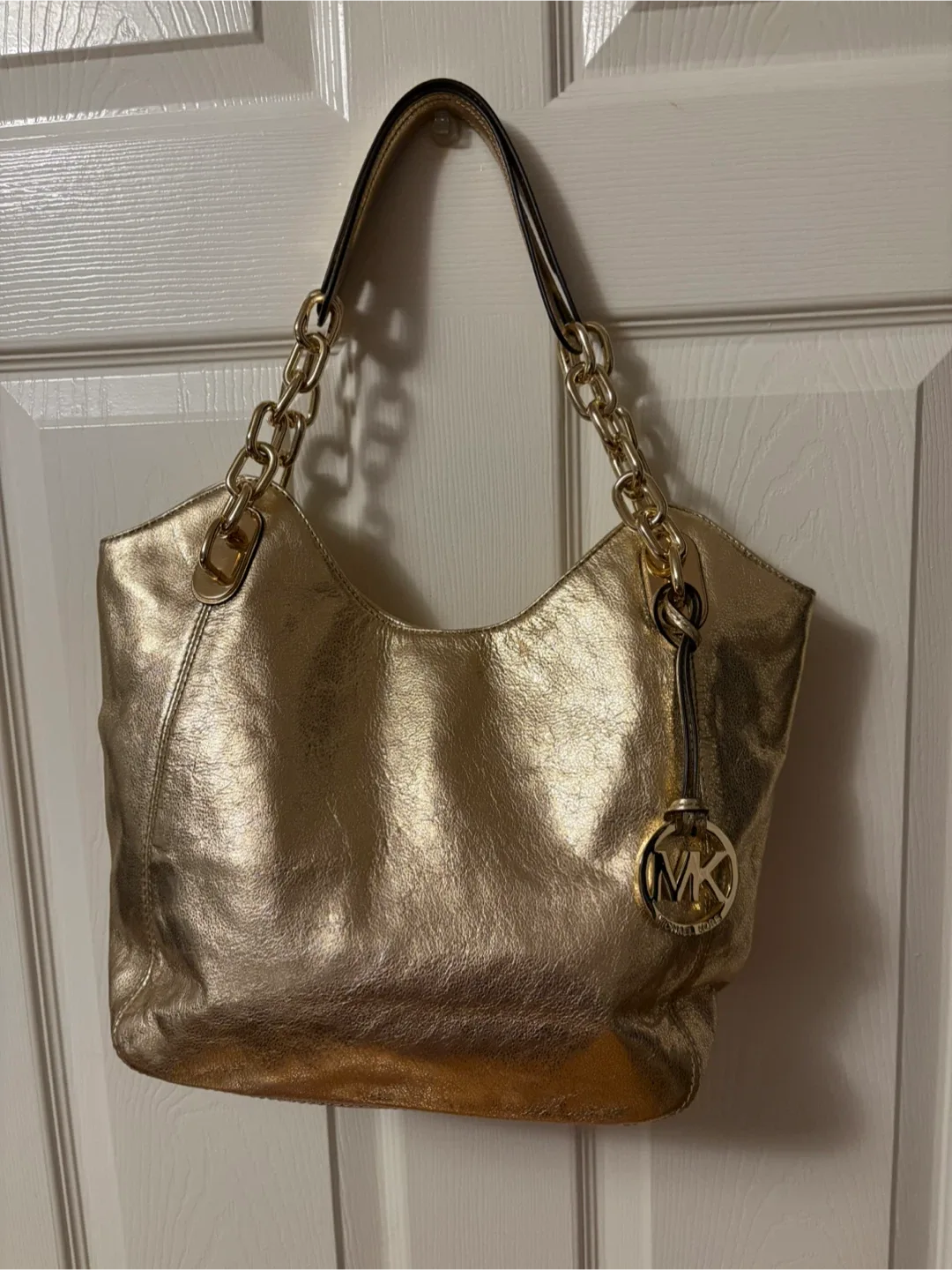 Michael Kors Gold Tote Bag
