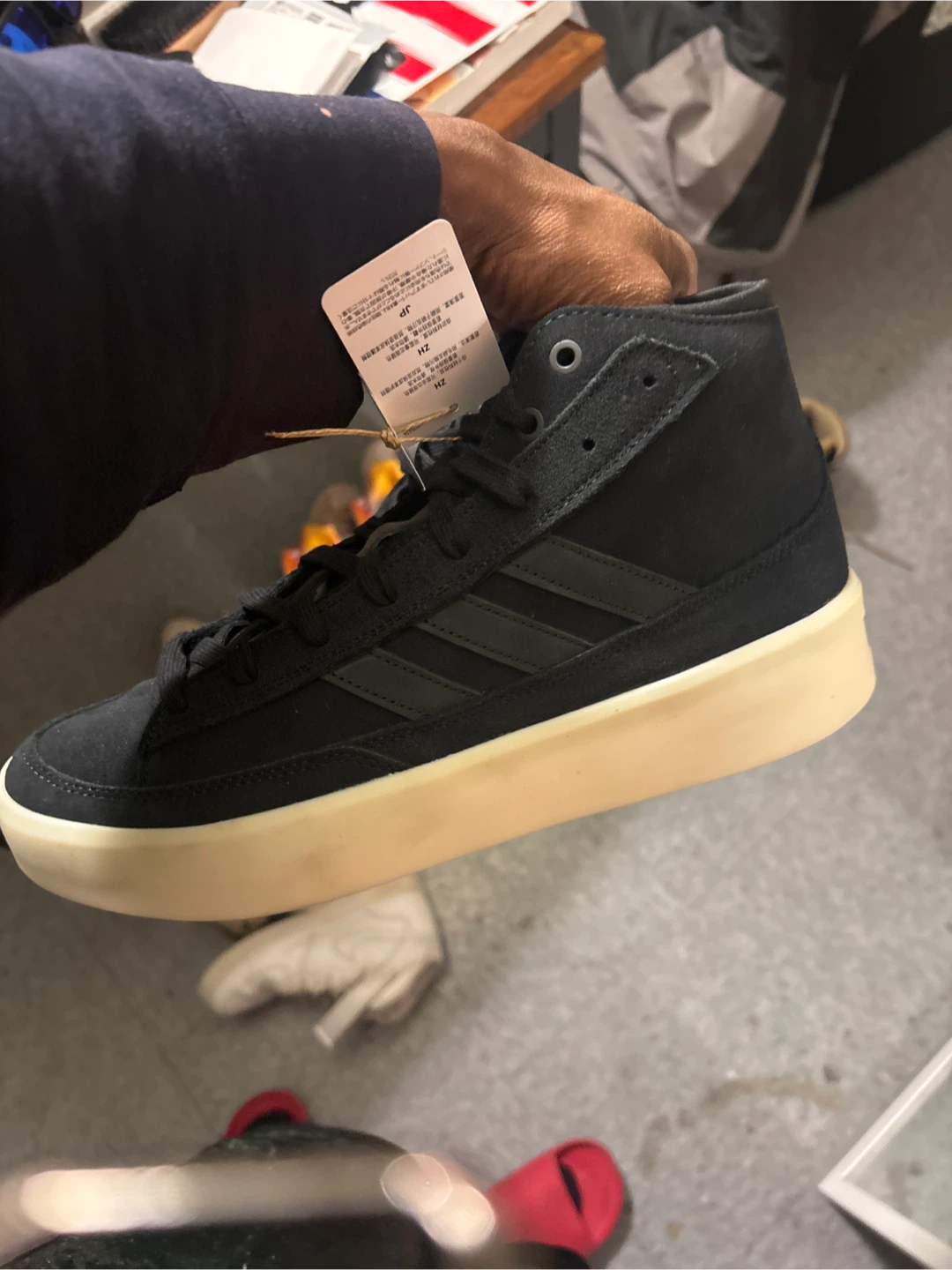 Adidas Court Vintage Mid Black - Size 11.5 - photo 3