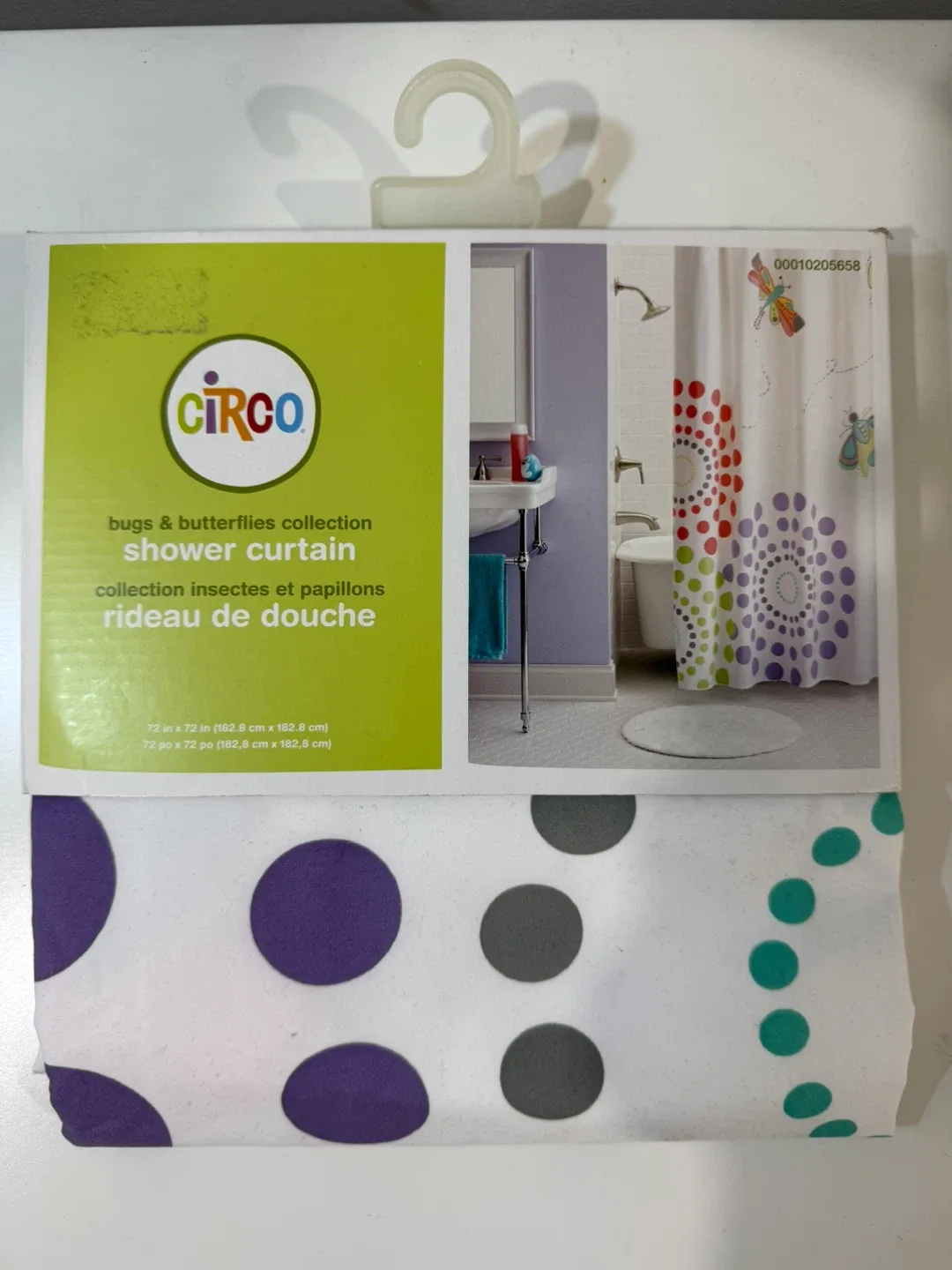 Circo Shower Curtain - Bugs & Butterflies Collection