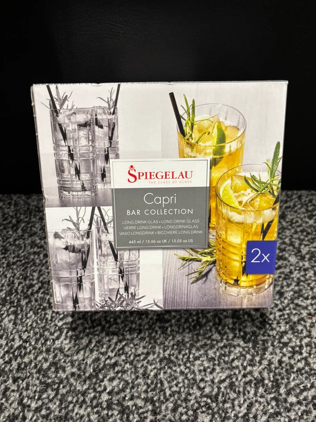 Spiegelau Capri Bar Collection Long Drink Glasses (Set of 2)