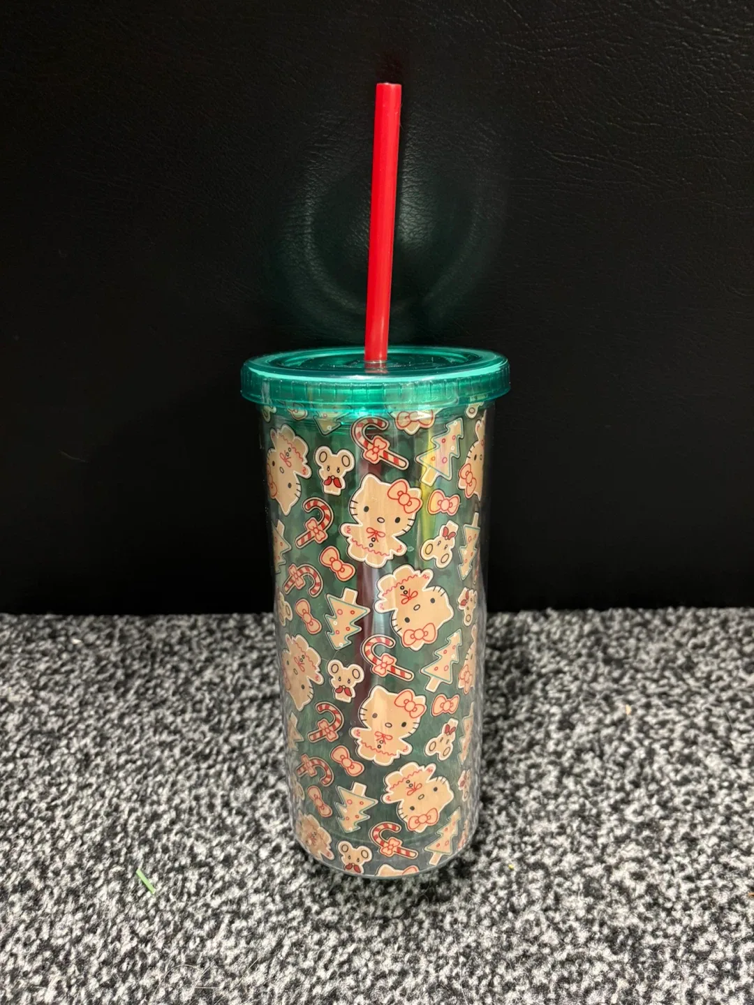 Hello Kitty Christmas Tumbler with Straw