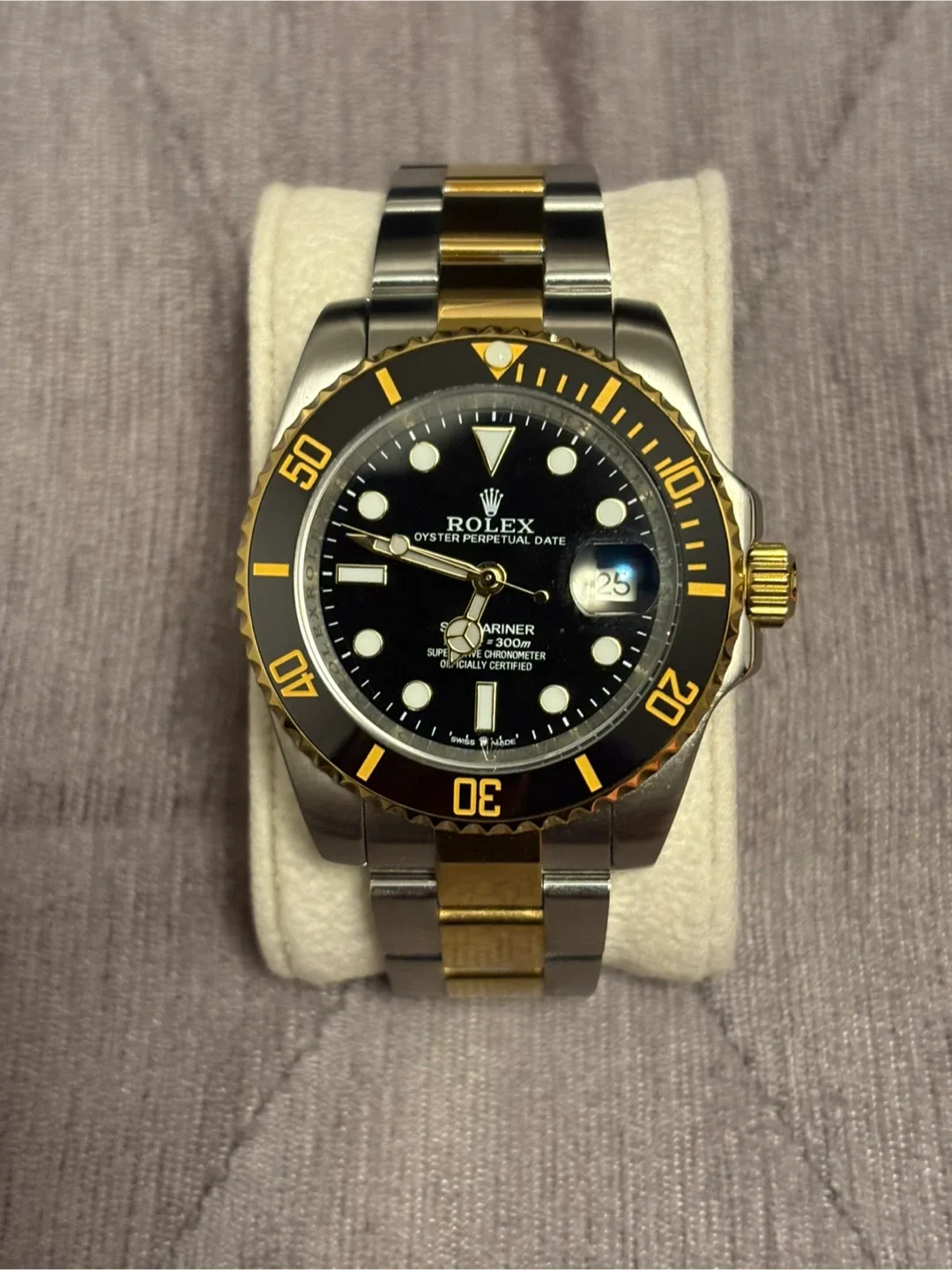 Rolex Submariner Two-Tone Watch $350