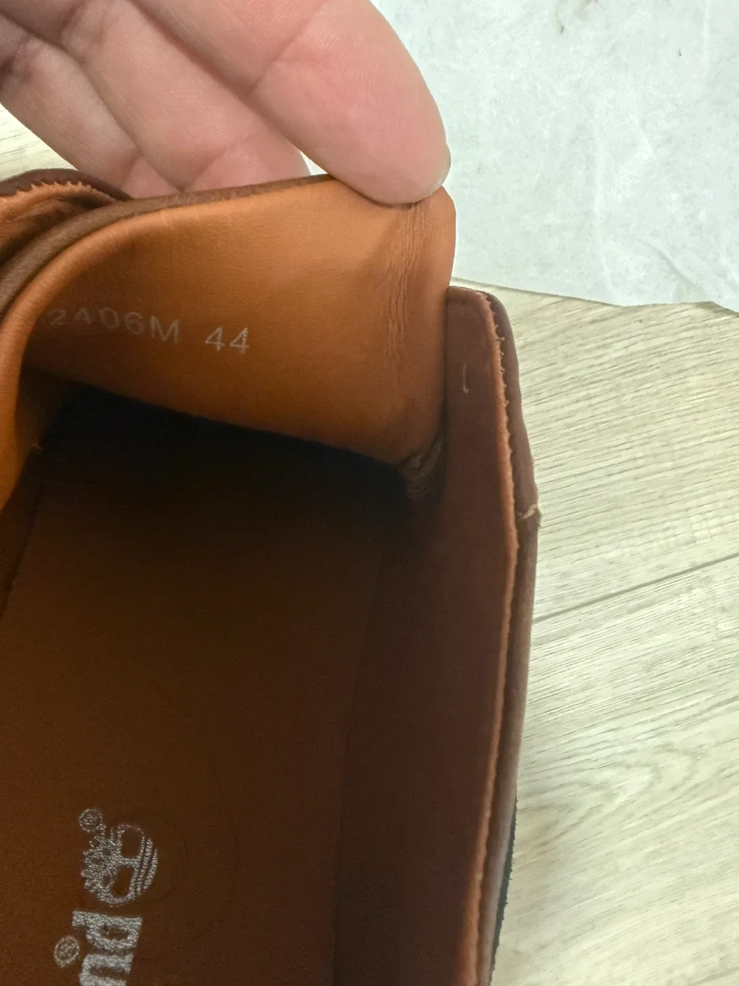 Timberland Brown Leather Sneakers - Size 44 image indicator(4)