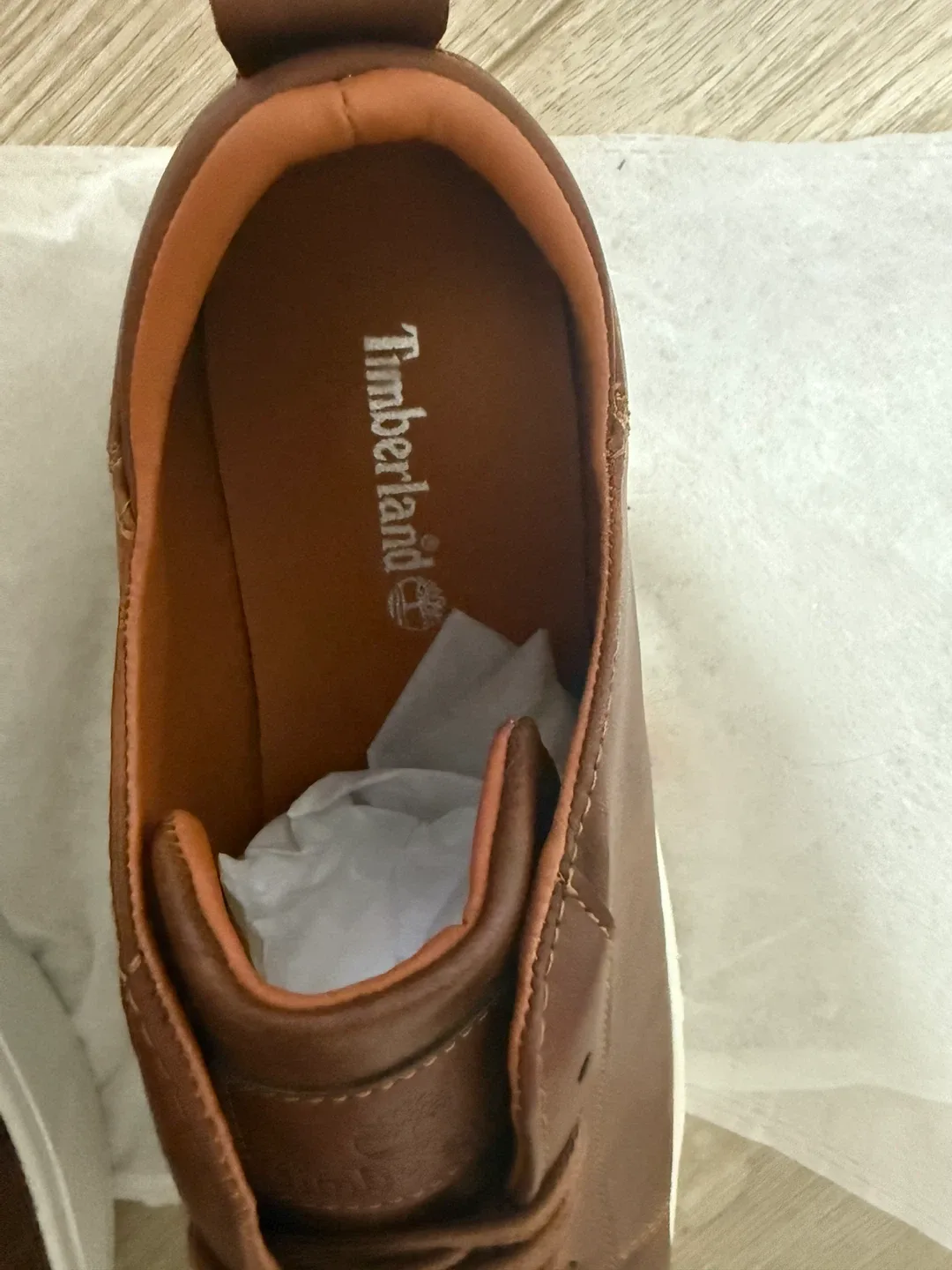 Timberland Brown Leather Sneakers - Size 44 image indicator(3)