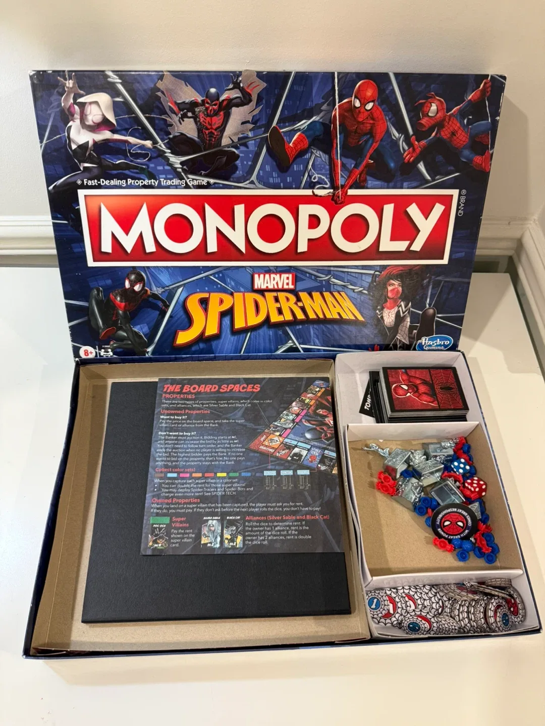 Marvel Spider-Man Monopoly Board Game