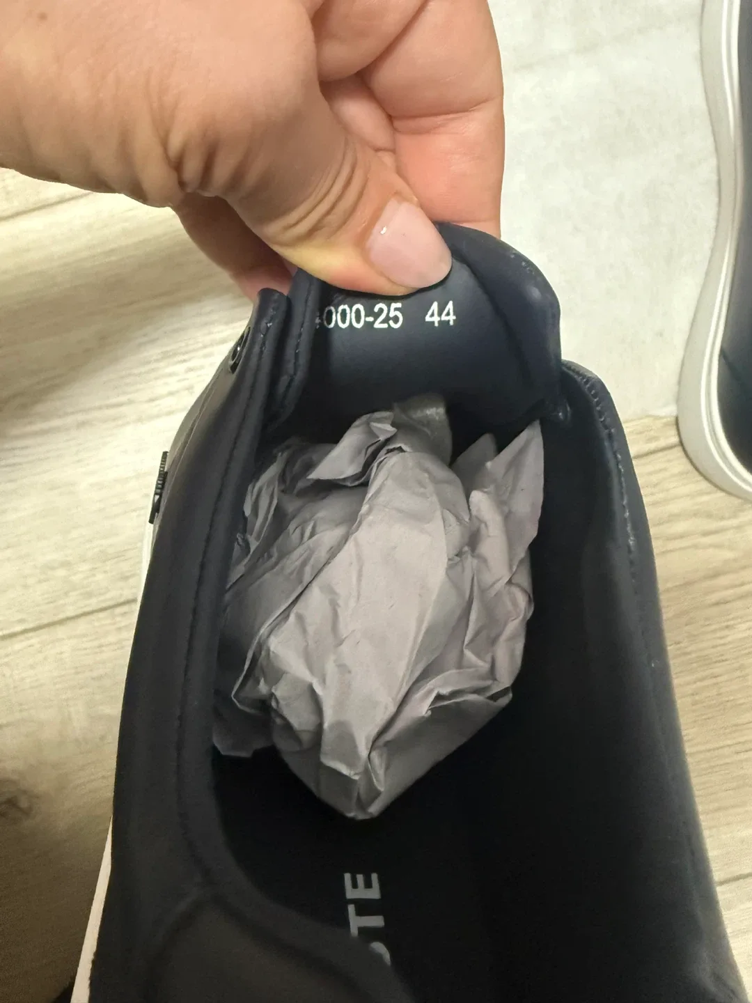 Lacoste Navy Leather Sneakers, Size 44 (US 11) image indicator(4)