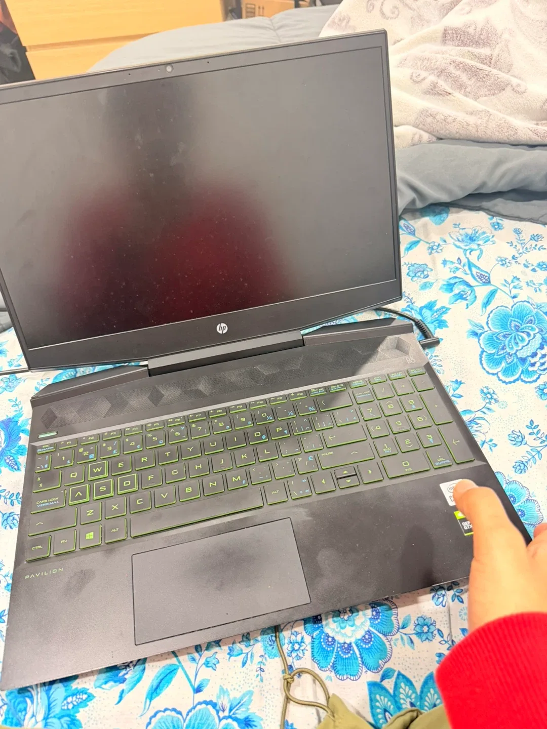 HP Pavilion Gaming Laptop, 80% battery capacity