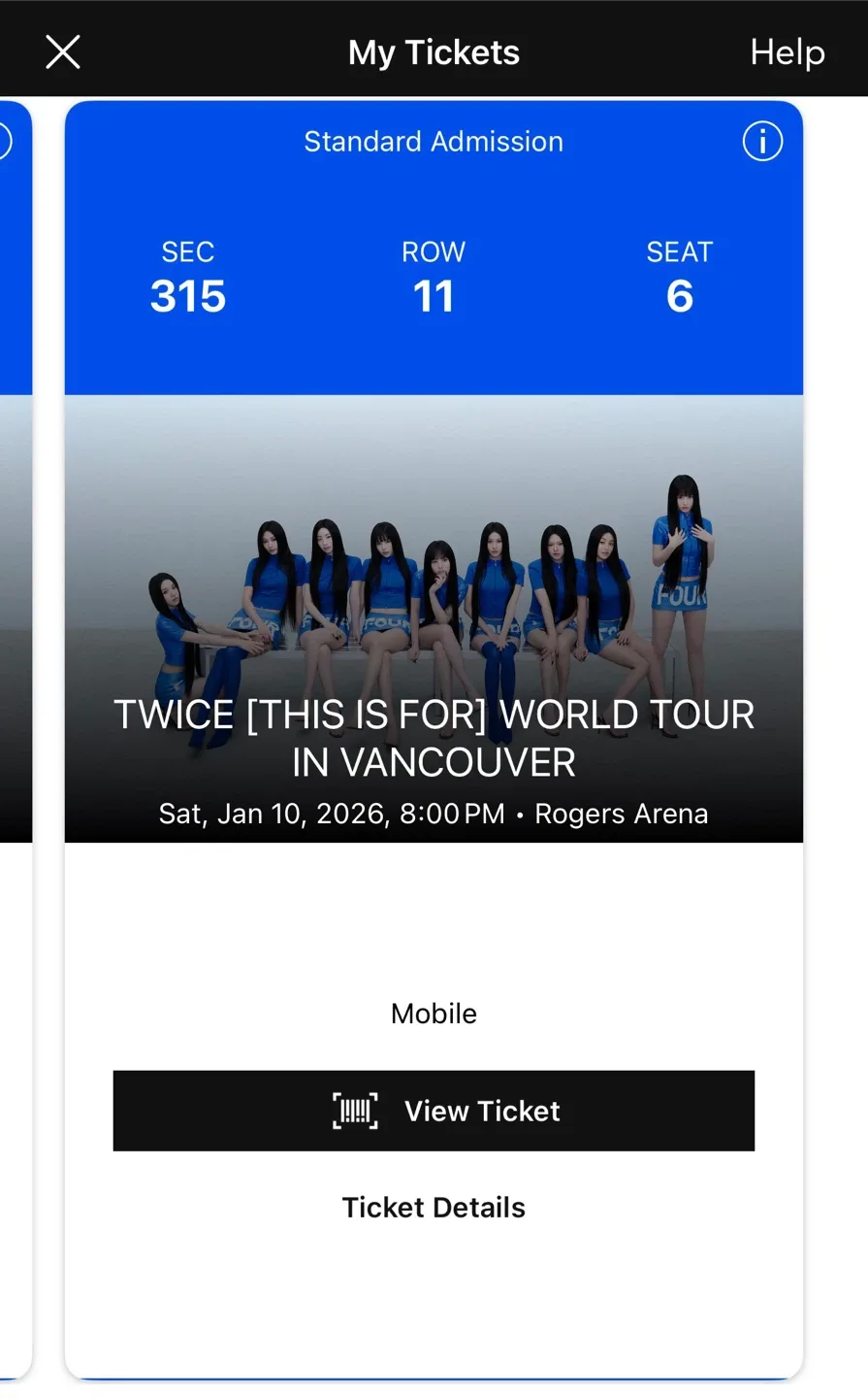 Twice Ticket