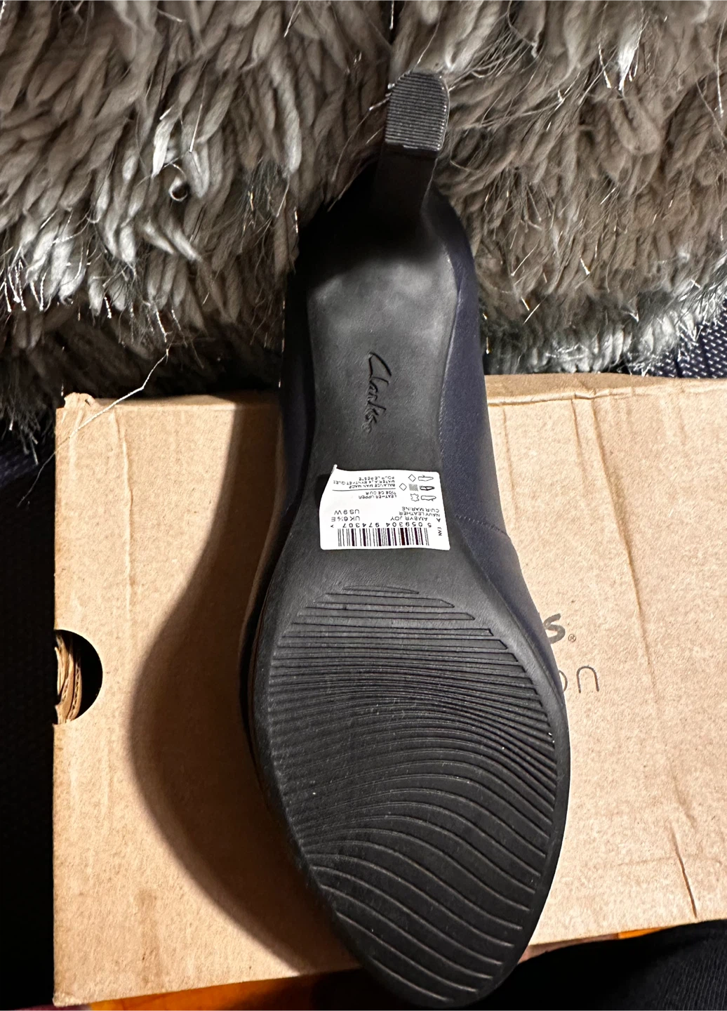 CLARKS LEATHER HEELS (PRICE:$70) SIZE:9 - photo 3