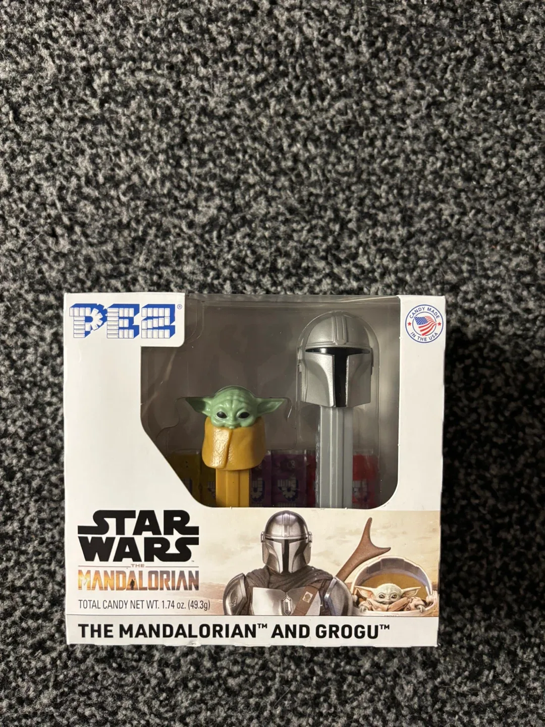 Star Wars Mandalorian PEZ Dispenser & Candy - New