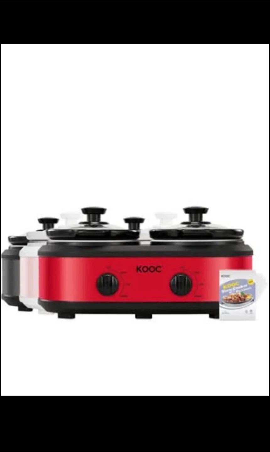 KOOC Dual-Pot Slow Cooker - New in Box!