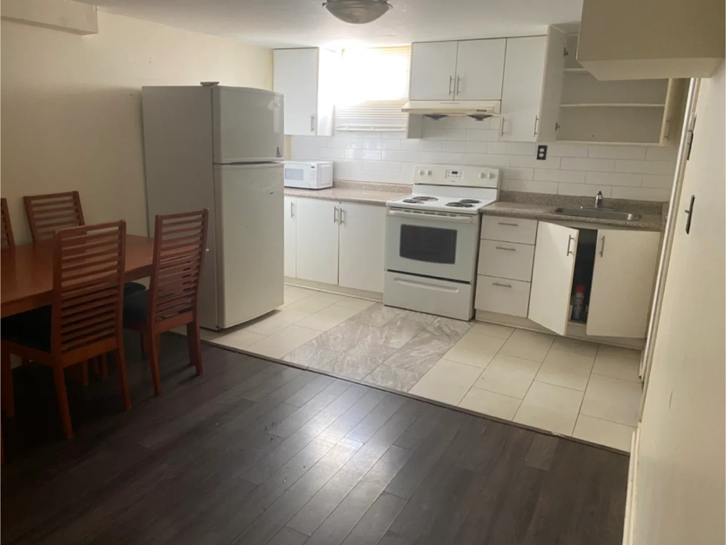 Basment appt for rent