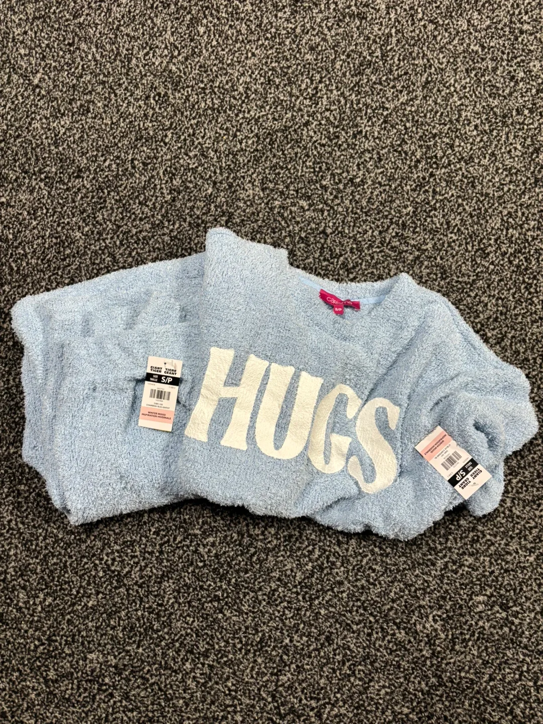 Women’s Capri Blue 'Hugs' PJ Set - Size SM
