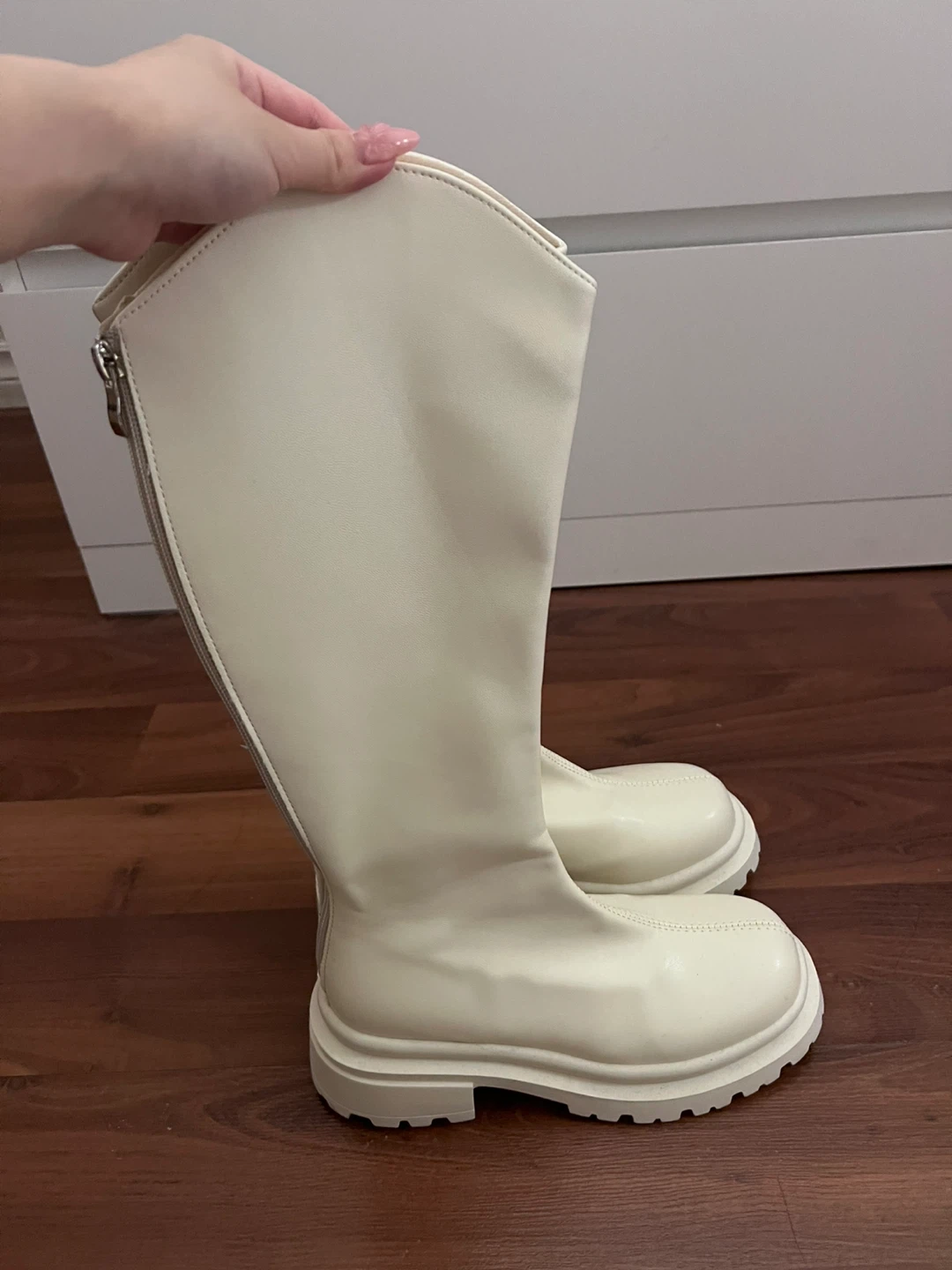 White Boots Size 35