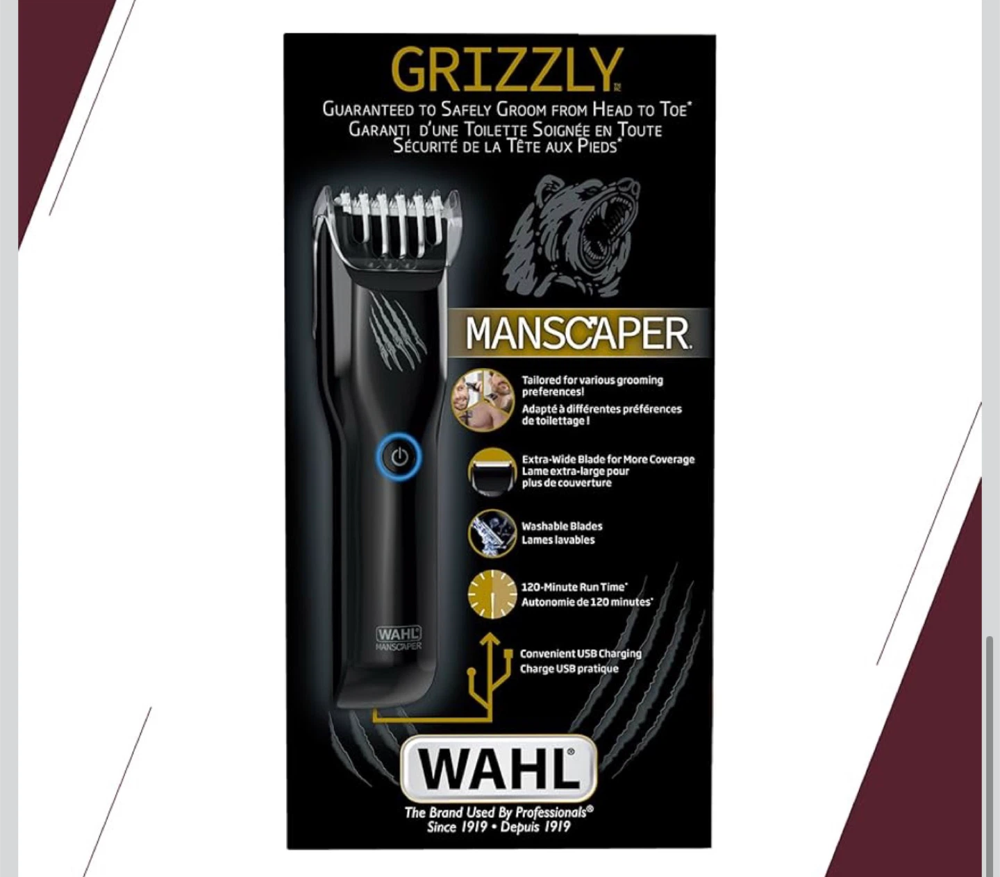 Wahl Manscaper Grizzly Grooming Kit - photo 5
