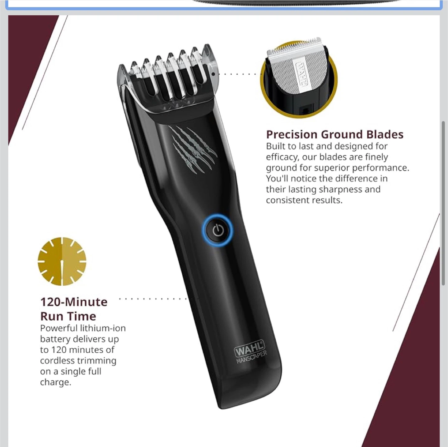 Wahl Manscaper Grizzly Grooming Kit - photo 3